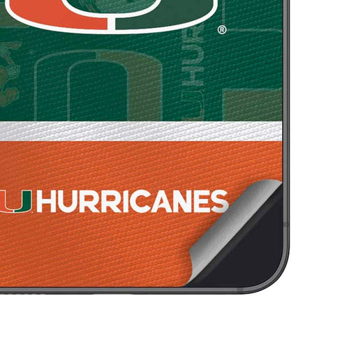 University of Miami U Hurricanes Galaxy S25 Skin